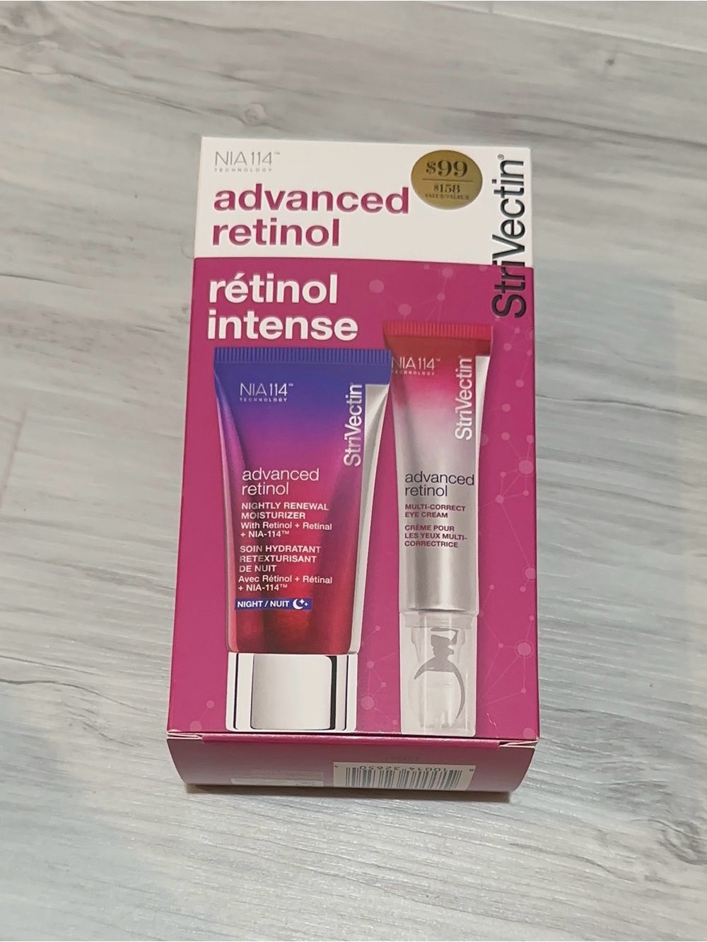 StriVectin Advanced Retinol Duo - Pink & Silver Tubes